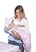 Baby-To-Love Girl Toddler Towel with Hood, Thick 100% Cotton with Apron (Pink Heart)