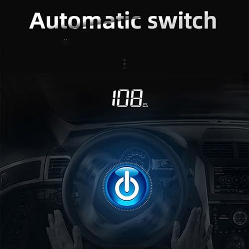 HUD para coche y moto con pantalla de visualización frontal ajustable 5
