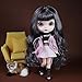 HYMAN 1/6 BJD Doll, Blyth Doll Poupée aux Grands Yeux, avec Maquillage, Vêtements Complets, Globes Oculaires 4 Couleurs, Gestes de 9 Types