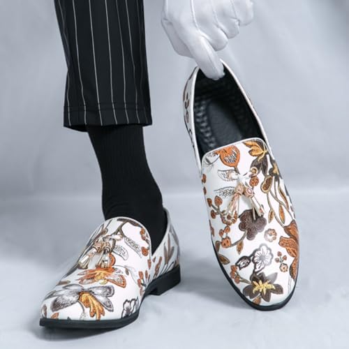 Men's Smoking Loafers - Casual to Business Formal Walking Shoes with Relaxed Fit & Lightweight Design for All-Day Comfort3