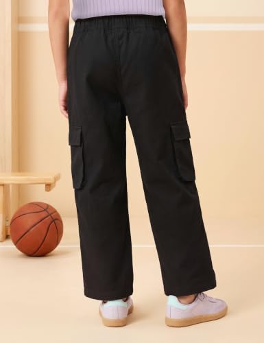 Image of Amazon Brand - Symbol Girl's Lightweight Denim Loose Pants