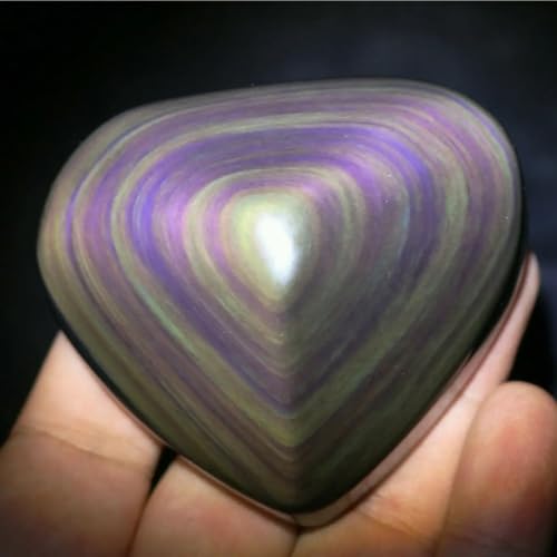 Cœur en quartz obsidienne œil de chat de 3cm à offrir à vos proches