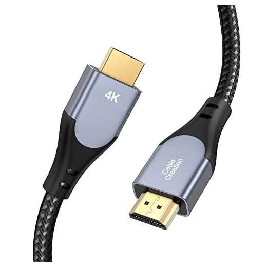 Cabo HDMI 4K@60Hz 1 m, cabo CableCreation HDMI 2.0, alta velocidade 18Gbps, 4K HDR, 3D, 2160P, 1080P, compatível com UHD TV, PS5/PS4, Xbox X, Blu-ray, PC, projetor e mais