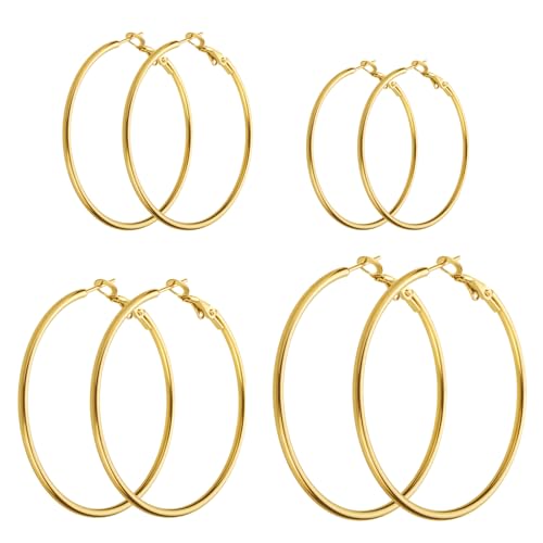 Aretes De Oro Para Niña marca iJuqi