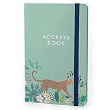  Boxclever Press Libreta de direcciones (Pequeño - Leopardo)