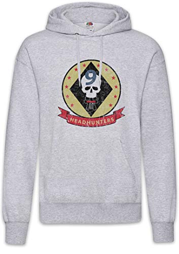 Sweat à capuche Headhunters Squadron Patch Urban Backwoods confection haut de gamme en molleton