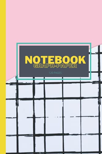 COSMOS NOTEBOOK GRAPH - PAPER 120 pages: Aesthetic Grid patterned background with Cute Art collage. 6"x 9". Drawing two-dimensional graphs, Plotting experimental data, Plotting mathematical functions.