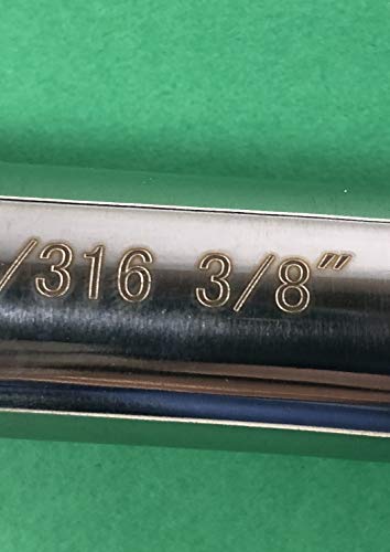 Stainless Steel 316 M10 (3/8") 10Mm Turnbuckle Rigging Screw Jaw & Jaw Marine Grade #TOP4