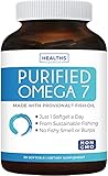 Purified Omega 7 Oil - Provinal Omega 7 (Non-GMO) All The Palmitoleic Acid EE Your Body Needs – Made from Peruvian Anchovy Fish - High Potency One Month Supply - 30 Softgels
