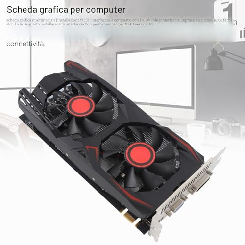 Scheda grafica GTX550TI 6GB D5 192bit PCI Express X16 2.0 con scheda grafica di gioco dual fan - Scheda video - Immagine 4