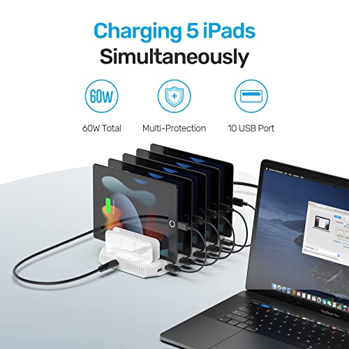 Unitek 10-Port USB-A Charging Station 60W — view 8