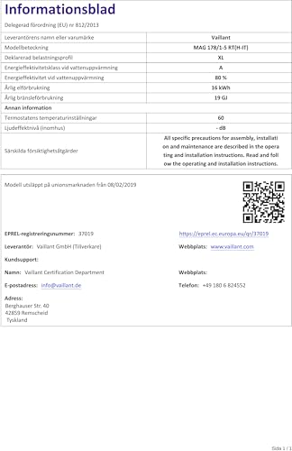 OutsideMAG 178/1-5 Gas-Durchlauferhitzer für den Außenbereich, Vaillant 17 l, wasserdicht