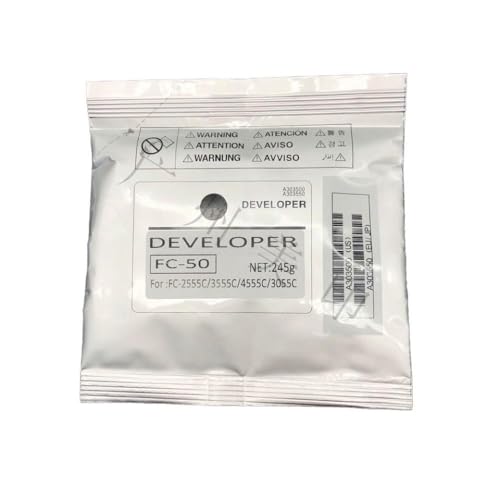 FC30 Developer Powder 4 Pieces Set Compatible with Copier Replacement Parts for TOWinterBA FC30 2050c 2550c 20 Lacquered C 25 Lacquered C FC-30 Models(K)