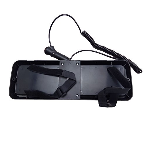 Wecade® 86 Led Sunshield Strobe Light Super Bright Flashing Emergency Warning Lights For Visor Maximum Visibility With 12 Flashing Patterns Fits Commercial Truck Boat Car (Amber/White) #TOP3