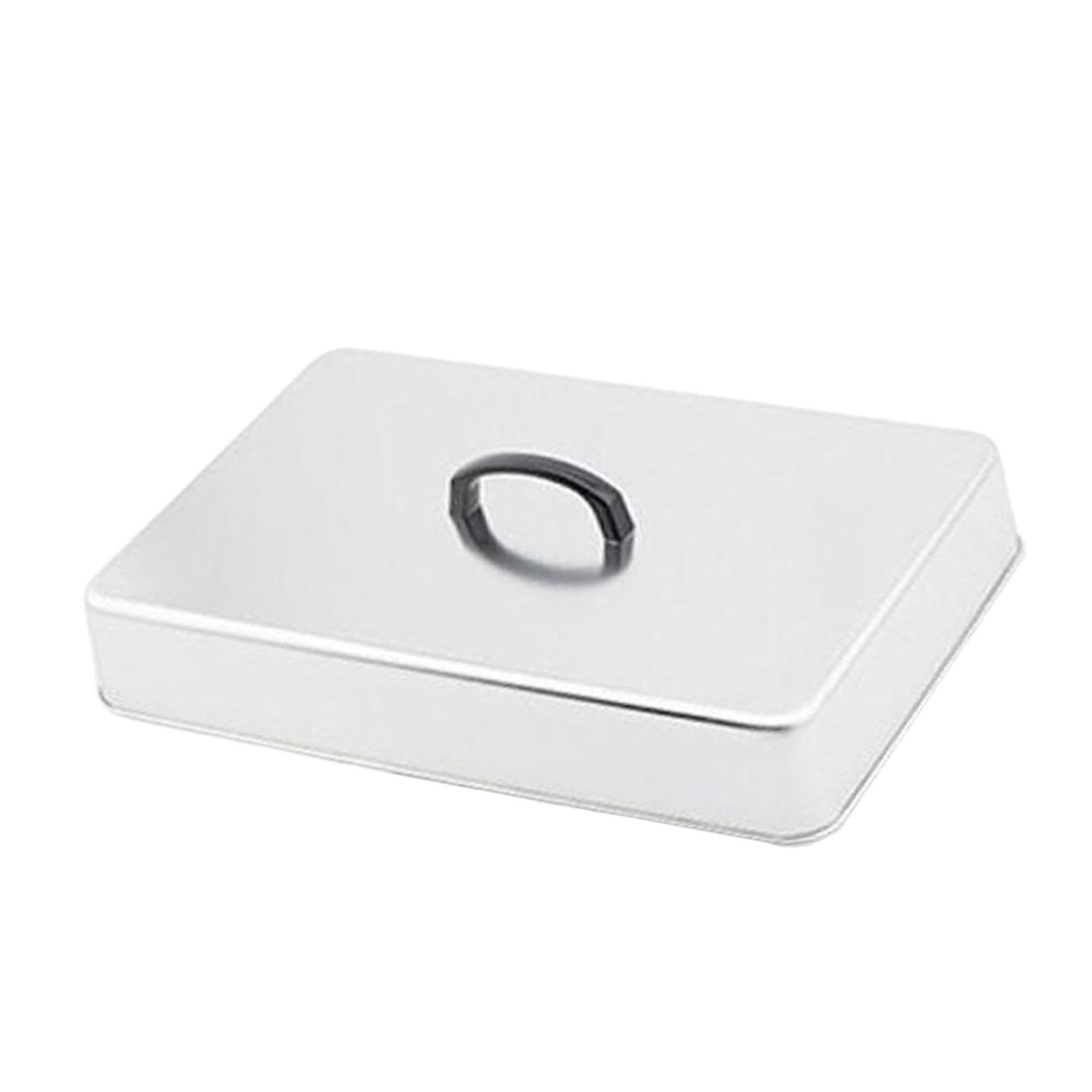 Couvercle de Cuisson pour Hamburger, Cloche Plancha En Acier Inoxydable, Cloche de Cuisson pour Plancha, Dôme de Fonte de Fromage Polyvalent, pour Steaks, Sandwichs Teppanyaki, 43.5 X 28.3 X 6.6 Cm