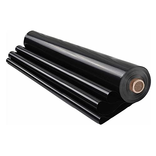 Telo per Laghetto Nero in HDPE, 2x4m 2.5x6m 4x5m 5x6m 6x8m 8x12m 10x12m Rivestimento per Laghetto Resistente, Fodera per Laghetto Flessibile per Piscina Giardino per Laghetti (Size : 5x7m(16.4x23ft)
