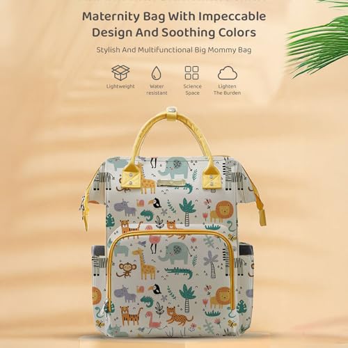 Image of StarAndDaisy Diaper Bag /Diaper Bag for Mothers for Travel, 28L Waterproof Baby Bag for Mother Travel with 15 Multipurpose Pockets