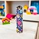 MIJOMA Nostalgisches Kaleidoskop – Für Kinder & Erwachsene – Fantastische Farben, Muster & Landschaften – Papier, Glas, Zinn – 14 cm lang Ø3,5 cm – Perfekt als Mitbringsel & Spaß (Kawaii Animals)