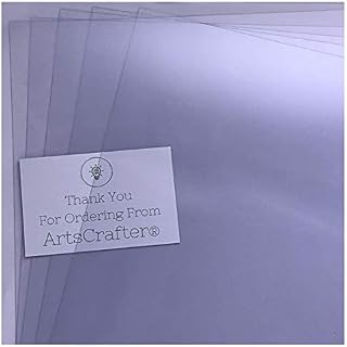 A4 Acetate Sheets - 5 Pack of Clear PVC Sheet | Acetate A4 Thin Plastic Sheets | Transparent Film Clear Plastic Sheet | Plastic Acetate Sheets A4 | Transparent Plastic Sheet | Flexible Plastic Sheet