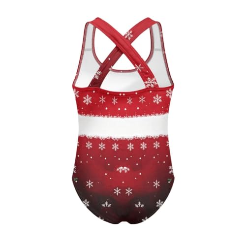 Image of Girls One Piece Cat Swimsuits Quick Dry Cartoon Beach Bathing Suit Crossback Swimwear for Kids 5-14 Years