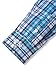 GIANZEN Mens Dress Shirts Wrinkle Free Plaid Gingham Check Shirt for Men Long Sleeve Button Down Men's up Business Casual Blue Green Size L Tall