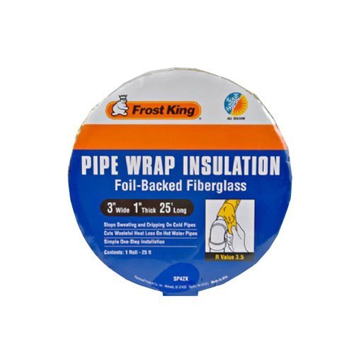 Thermwell Products SP42X/16 Fiberglass Pipe Wrap, 1x3x25-Feet by Thermwell