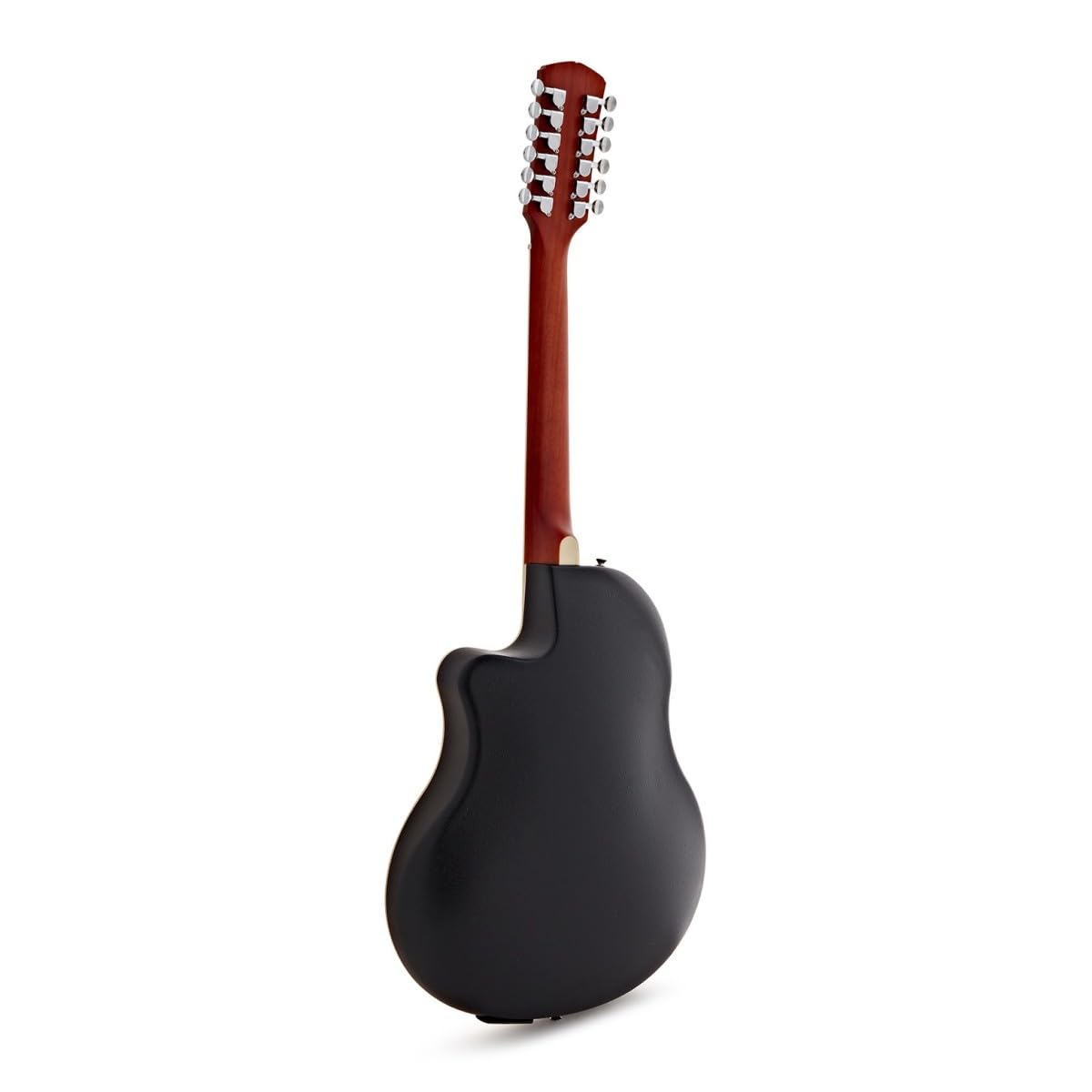 12 String Roundback Guitar by Gear4music Natural | Accordatore e controlli tono integrati, corpo ABS roundback per comfort e proiezione, suono iconico 12 corde
