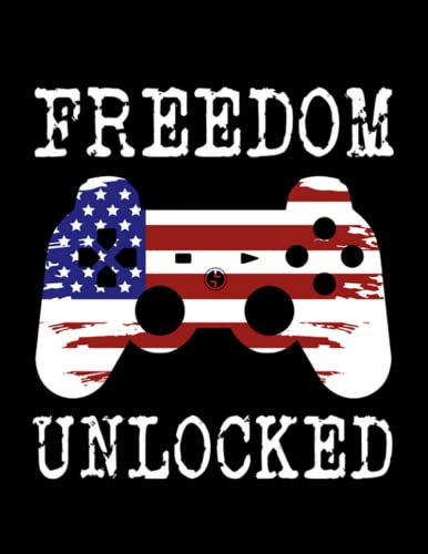 4th of july gamer Notebook: Print Notebook Blank