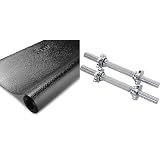 Sunny Health & Fitness 35,5 cm Hantelstangen-Set STDBH-14 + Ausrüstung Matte NO. 083
