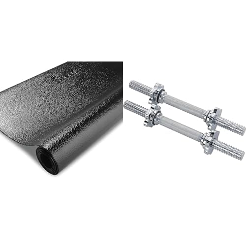 Sunny Health & Fitness 35,5 cm Hantelstangen-Set STDBH-14 + Ausrüstung Matte NO. 083