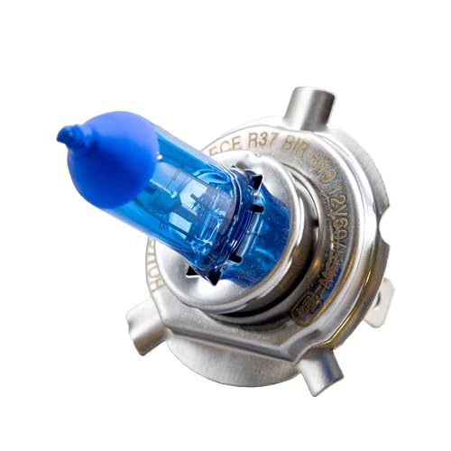 Simoni Racing Halogen Birnen ’Blue Ice Racing’ H19 (PU43T-3) (4200K) 12V/60-55W, Satz à 2 Stück ECE-R37