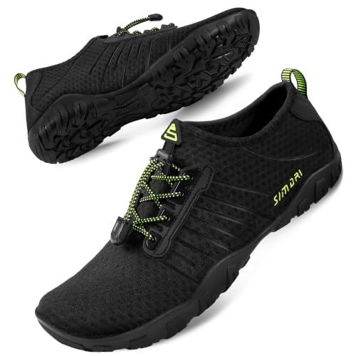 Image of SIMARI Water Shoes for Women Men - Barefoot Quick-Dry Aqua Socks | Lightweight Swim Shoes for Surfing, Swimming, Beach Sports, Kayaking, Diving | Non-Slip Design