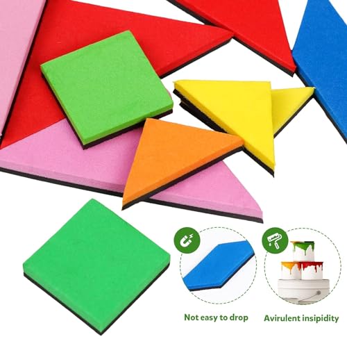 Kizh KIZHPZ301 Travel Tangram Puzzle Magnetic Puzzle Book Game Road Trip Game Jigsaw Shapes Dissection Stem Games thumb #2