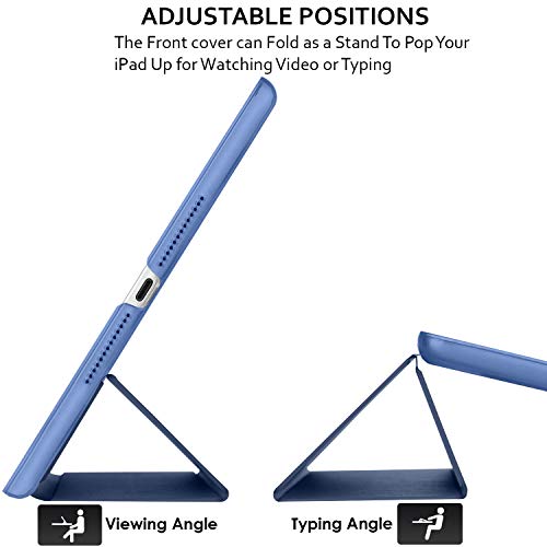 Image of DuraSafe Cases For iPad Mini 6 Gen 2021 8.3 [ Mini 6th Gen ] A2567 A2568 A2569 MK7M3HN /A MLWL3HN /A MK7R3HN /A MK7P3HN /A MLWR3HN /A MK7X3HN /A MK7V3HN /A MK893HN /A MK8E3HN /AiPad Cover Hard Back - Navy Blue