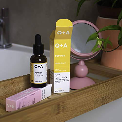 Q+A Peptide Facial Serum. A Powerful Anti-Ageing Peptide Serum To Revitalise Your Skin. 30Ml/1Fl.oz #TOP6