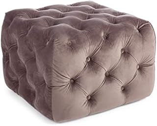 POUF EVAN VELLUTO TORTORA S