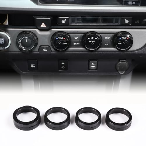 Boutons intérieurs décorés et antidérapants pour console Toyota Tacoma 2WD 4WD de 2016 à 2023