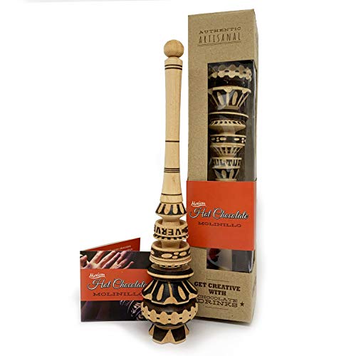 Verve Culture Authentic Artisanal Mexican Molinillo Hot Chocolate Frother, 10