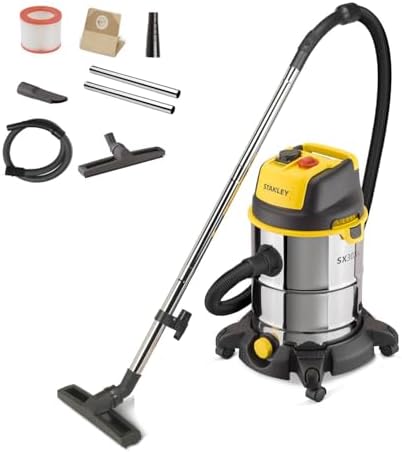 STANLEY Aspirateur Solides et Liquides SXVC30XTDE avec Prise Outi...