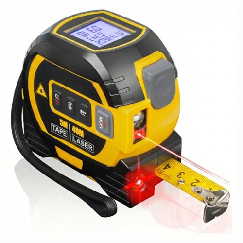 Trena a Laser Digital Fita Métrica Multifuncional Alta Precisão C...