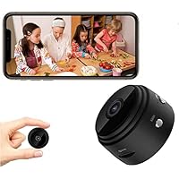 Mini cámara espía Oculta 1080P Full HD magnética WiFi cámara detección de Movimiento cámara con Audio y Video cámara vigilancia de Seguridad para el hogar con visión Nocturna detección de Movimiento
