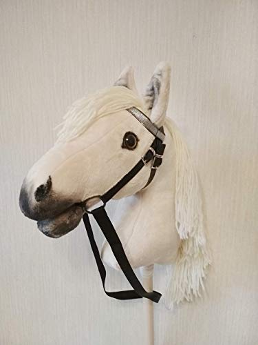 Hobby horse Realistic Palomino stick horse Hobbyhorse Horse on stick for children - Thumbnail 6