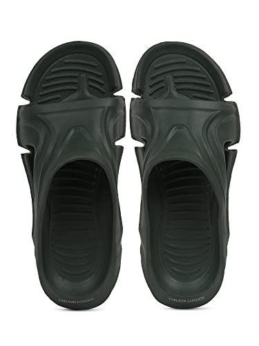 Carlton London Mens OLIVE Slides 6 UK (CL-D-M-114) (B0BYVB47WZ) Amazon Price History, Amazon Price Tracker