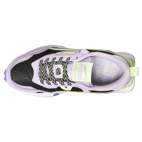 PUMA Kids Girls Rider Fv Space Glam Lace Up Sneakers Shoes Casual - Black, Purple4