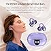 Clip On Ear Buds, Open Ear Headphones, Bluetooth 6.0 HiFi Stereo Clip Earbuds, 30H, LED Display Wireless EarBuds, Comfortable Lightweight, IP7 Waterproof Earphones, Earbud for Workout Running
