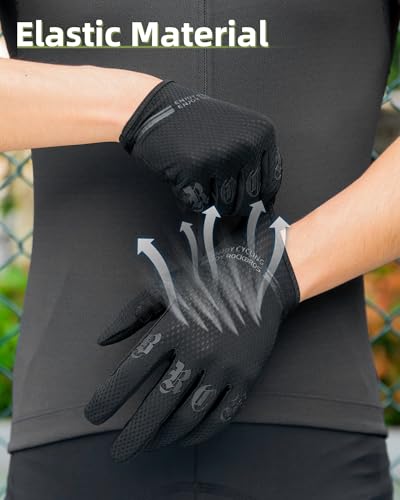Guantes para Ciclismo ROCKBROS con Almohadillas SBR y Pantalla Táctil miniatura 5
