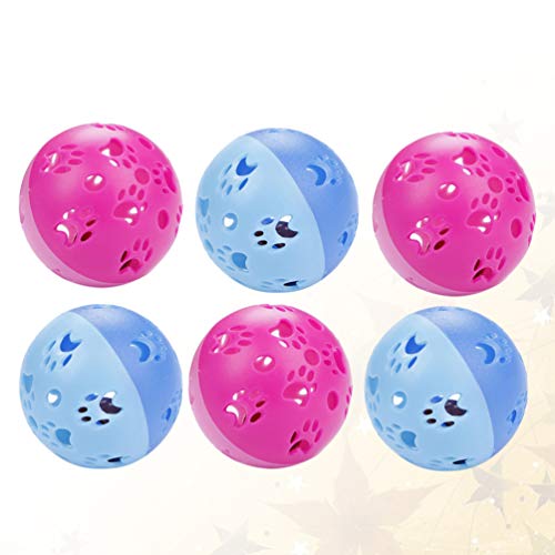 Balacoo Brinquedo de bola para gatos – 20 peças interativas com bola vazada para animais de estimaçã