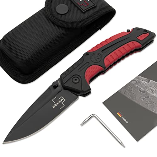 Couteau de Poche Savior 1 Böker Plus pour Sortir d'un Véhicule Bloqué