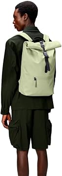 RAINS Rolltop Rucksack, Earth