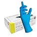 Produktbild GUARD 5-100 STK Box - blaue Nitril Einweghandschuhe (Gr.9/L) in Spenderbox - Einmalhandschuhe, Untersuchungshandschuhe, Nitril Handschuhe, puderfrei, ohne Latex